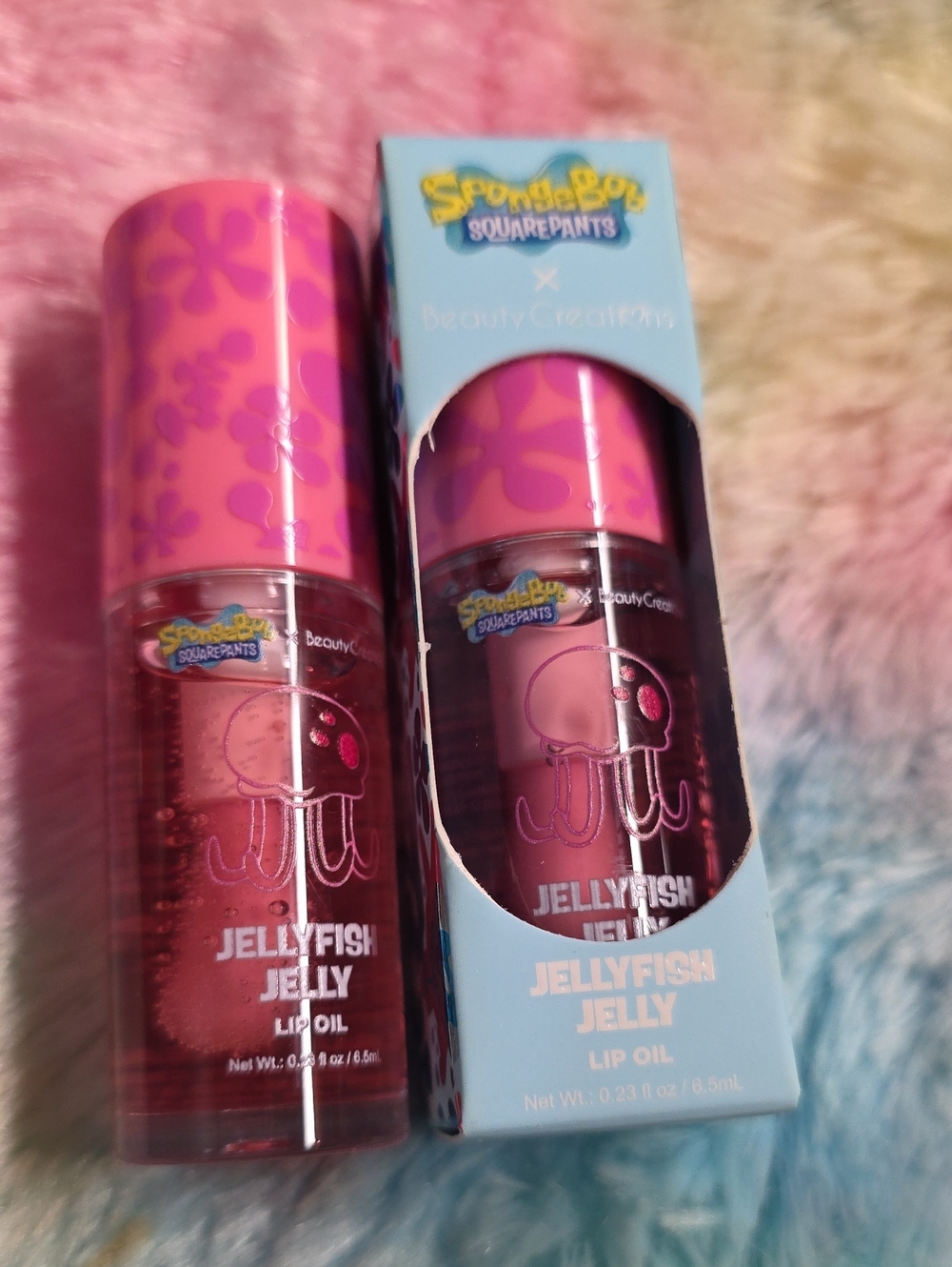 SpongeBob x Beauty Creations Jellyfish Jelly Lip Oil - Pink